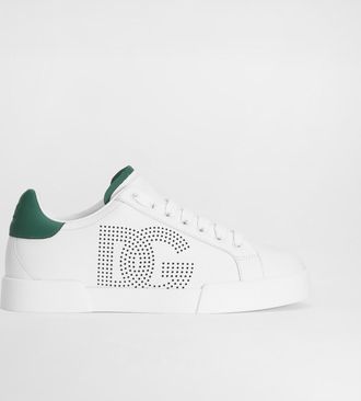 Dolce & Gabbana Calfskin Portofino Sneakers - Man Sneakers White 42.5