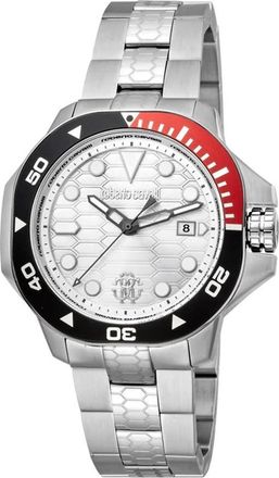 Roberto Cavalli Fashion Watch Quartz Silver Dial Mens Watch RC5G044M0015