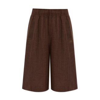 adidas Linnen Bermudas - Heren - Korte sportbroeken - Bruin - 2XL - Linnen - Fitness