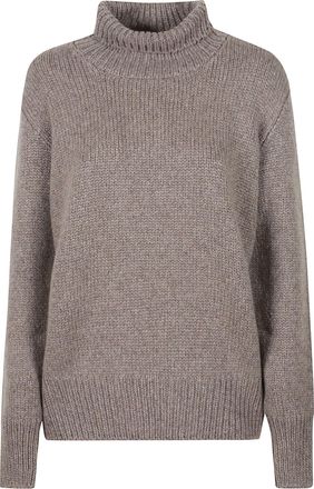 The Row Plira Chunky Knit High-Neck Top