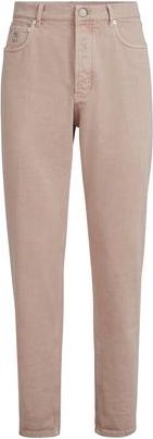 Brunello Cucinelli Garment-dyed denim trousers in Light Brown at Nordstrom, Size 48 It