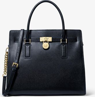 Michael Kors Hamilton Moderne Large Leather Satchel