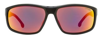 Carrera Sporty Rectangular Sunglasses - Black