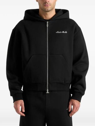 Mani&egrave;re De Voir Zia zip-fastening sweatshirt - Black