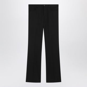 Balenciaga Black Regular Fit Tailored Trousers