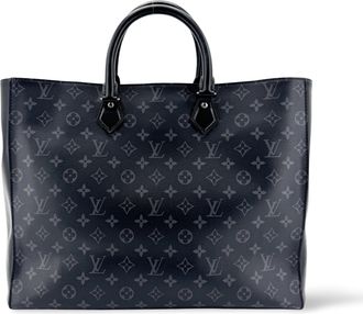 Louis Vuitton Grand Sac Monogram Jacquard Black Canvas Handbag (Pre-Owned)