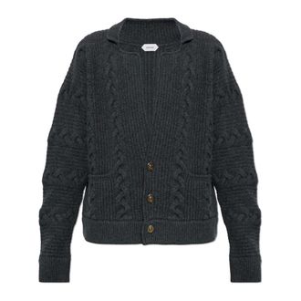 Versace Cardigan in Lana e Cashmere - - Knitwear - Uomo - Grigio - M