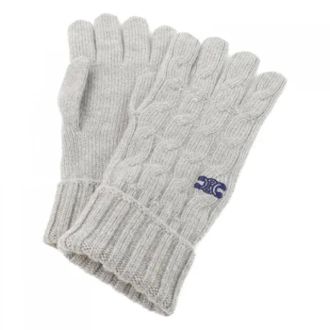 Celine Vintage, unisex, Grijs, ONE Size, Pre-owned Vintage Warme Handschoenen