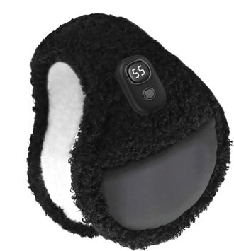 Generic Heated Ear Warmers - Temp Modes Fleece Lining Thermal Ear Muffs | Earmuffs Ear Protection | 3 Temperature Modes Foldable Earmuffs For Cold Weather | A