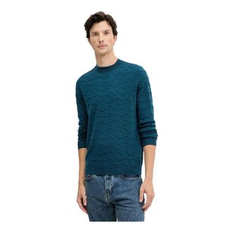 A|X Armani Exchange Truien & Vesten, Heren, Blauw, S, Wol, Trui met ronde hals
