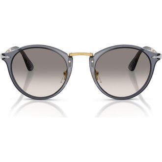 Persol 51mm Gradient Phantos Sunglasses in Transparent Ocean /Clear at Nordstrom