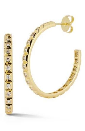 Glaze Jewelry Cubic Zirconia Hoop Earrings in Gold at Nordstrom Rack