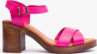 Hush Puppies Womens Hush Puppies GEORGIA Womens Sandals Pink - Size: 4