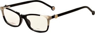 Carolina Herrera Womens 54 mm Black Opticals