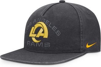 Nike Los Angeles Rams Primetime Pro Nike Mens NFL Adjustable Hat in Grey | NF5706F9X-6CZ