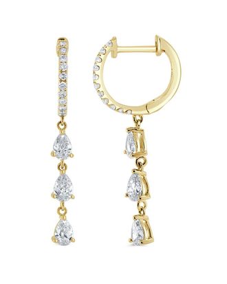 Sabrina Designs 14K 0.98 Ct. Tw. Diamond Earrings