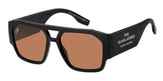 Marc Jacobs MARC 860/S 8LZ/W7 Womens Sunglasses Black Size 55