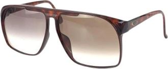 Dior Pre-owned Plastic Zonnebril - Dames - Vintage Accessoires - Bruin - ONE Size - Vintage