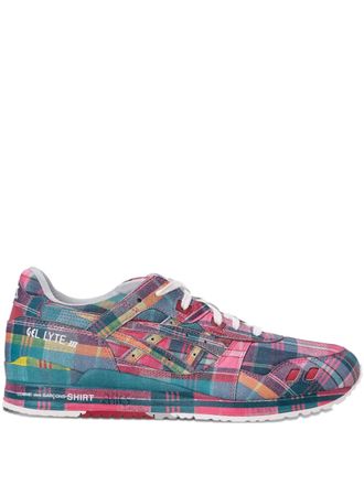 Asics x Comme Des Gar&ccedil;ons leren sneakers - Roze