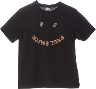 Paul Smith T-shirt Happy Pois - Dames - T-shirts - Zwart - L - Katoen - Tops