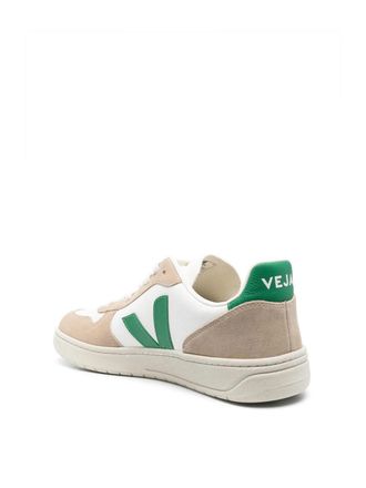Veja Womens V-10 Chromefree Leather Sneakers Multiple Colors Shoes >