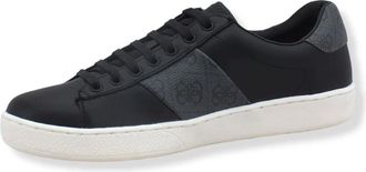 Guess Nola 4G Logo Sneaker - Dames - Sneakers - Zwart - 40 EU - Leer - Schoenen