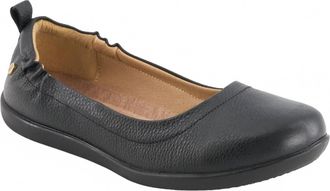 Andrea Womens Exclusive Comfort Leather Loafers In Black