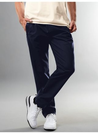Trigema Jerseyhose TRIGEMA TRIGEMA Freizeithose aus 100% Baumwolle, Herren, Gr. XXL, US-Gr&ouml;ssen, blau (navy), 100% Baumwolle, Hosen Jerseyhose