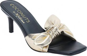 Matisse Footwear Womens Uptown Slip On Heels In Gold