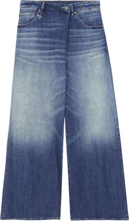 R13 Nico Wrap Jean - Dames - Loose Fit Jeans - Blauw - W24 - Katoen - Jeans