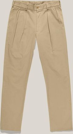 Bills Khakis Mens Original Twill Relaxed Fit Pleated Pant In Khaki