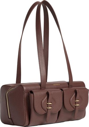 Coccinelle Womens Shoulder Bag Mavery Pocket Berry