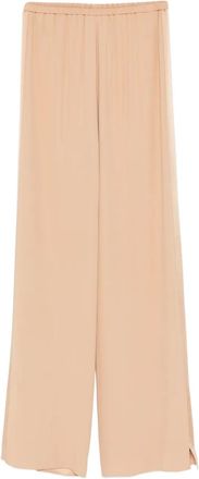 Forte_Forte elastic-waistband trousers - Neutrals