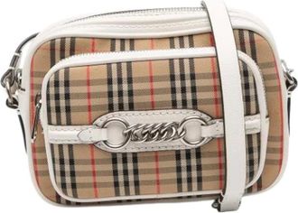 Burberry Pre-owned Cross Body Bags, female, Multicolor, Size: ONE SIZE Pre-owned Leather Crossbody Bag