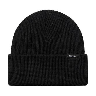 Carhartt Work in Progress Gordan Beanie - unisex - Accessoires - Zwart - Maat: ONE Size Poliester