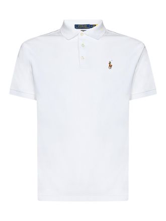 Polo Ralph Lauren white custom slim-fit polo shirt