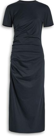 Frame Denim The Twist Cotton Midi Dress - Navy - S (UK8-10 / S)