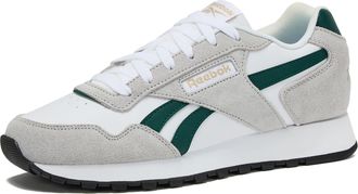 Reebok Unisex Glide Sneakers for Men, White/Collegiate Green/Grey 1, 9 UK