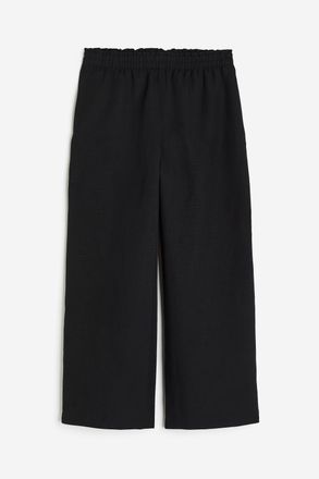 H&M Kn&ouml;chelhose aus Leinenmix - Schwarz