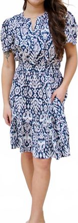 Dear John Denim Bristol Paisley Dress In Blue