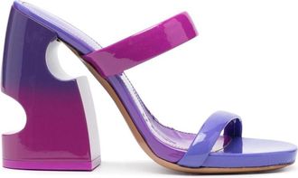 Off-white Multi color Multi Color Shade Bulky Heels