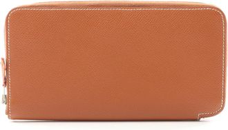 Hermès Brown Epsom Leather Long Wallet (Bi-Fold) (Pre-Owned)