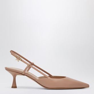 Gianvito Rossi Peach Ascent 55 slingback