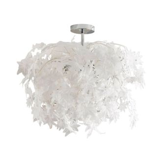 Lindby Lindby L&aacute;mpara De Techo maple En Blanco Pl&aacute;stico