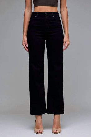 Hidden Jeans Tracey Clean Stretch Staight Jeans In Jet Black
