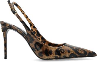 Dolce & Gabbana Pumps leopardate x Kim 90mm - Marrone