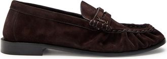 Saint Laurent Le Loafer 15 Suede Loafers - Brown - 45 (IT45 / UK11)