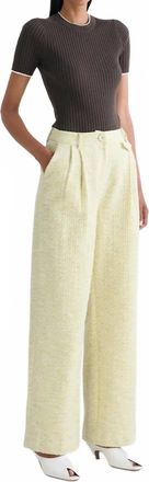 Anna Quan Nico Straight Leg Pants In Verna