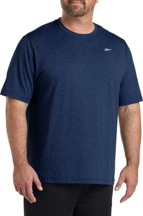 Reebok Big & Tall Performance Perfect T-Shirt in Collegiate Navy Hthr at Nordstrom, Size 3X Big