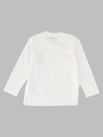 Moschino Embroidered Teddy Bear Long-Sleeved T-Shirt - White